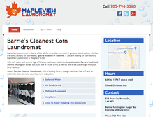 Tablet Screenshot of mapleviewlaundromat.com